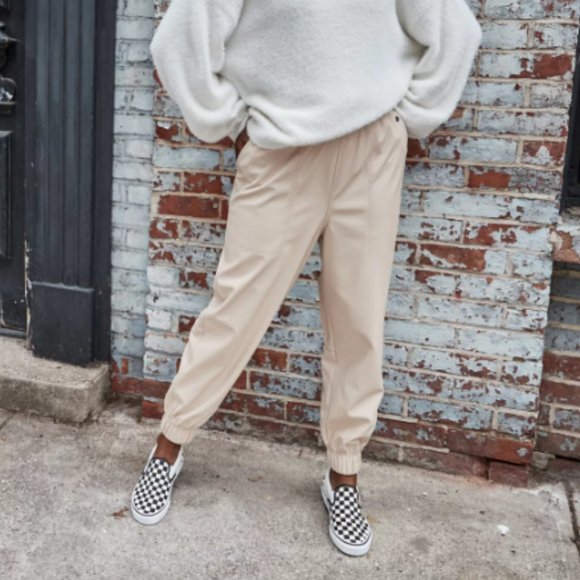 CALIA by Carrie Underwood Pants - CALIA Women's Ath-Leather Jogger Pants